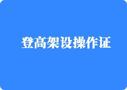 丰满人妻中出中文字幕aⅴ登高架设操作证